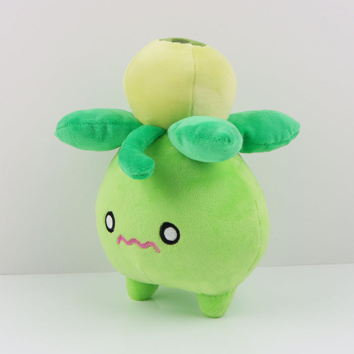 Smoliv Plushie Toy, Perfect Gift for Fans: light green, green cartoon plant/fruit character, kawaii cartoon style