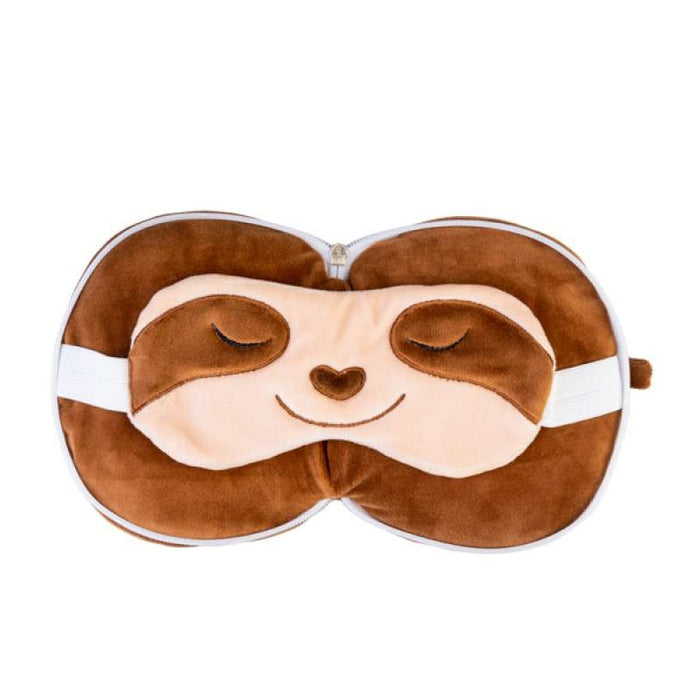 Smoosho’s Pals Travel Sloth Mask & Pillow - Sensory Zone