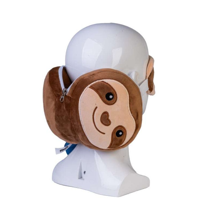 Smoosho’s Pals Travel Sloth Mask & Pillow - Sensory Zone