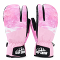 Snowboard Mittens with Cute Design A
