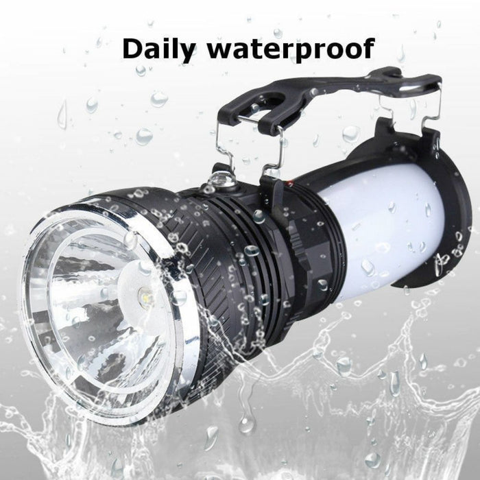 Solar Camping Lantern: Versatile and Efficient Lighting Solution for Outdoor Adventures: black, white rechargeable lantern fl