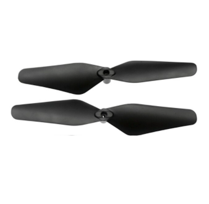 Spare Parts for the Ninja Dragon J10X WiFi RC Quadcopter Drone: black pair of two-blade propellers, minimal style