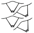Spare Parts for the Ninja Dragon J10X WiFi RC Quadcopter Drone: black pair of two-blade propellers, minimal style