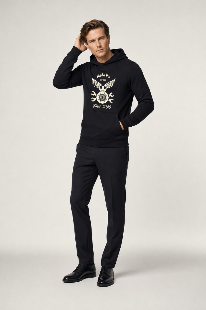 Speedy Hooded Sweatshirt: A Title Revision Black