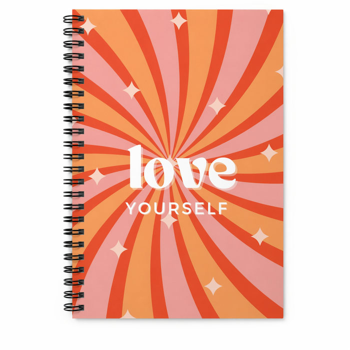 Spiral Notebook for Encouraging Self-Love Default