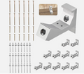 Squeaky Floor Repair Kit Aluminium 12pc Squeak No More Subfloor Fasteners – 12pc
