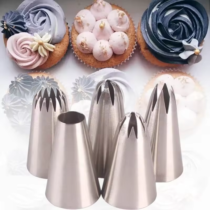 Stainless Steel Cake Nozzle Set