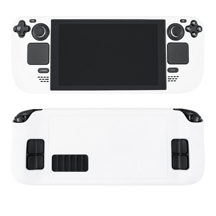 Steam Deck Hard Shell Cases: Protection & Style: black, dark gray handheld gaming console, modern gaming hardware style