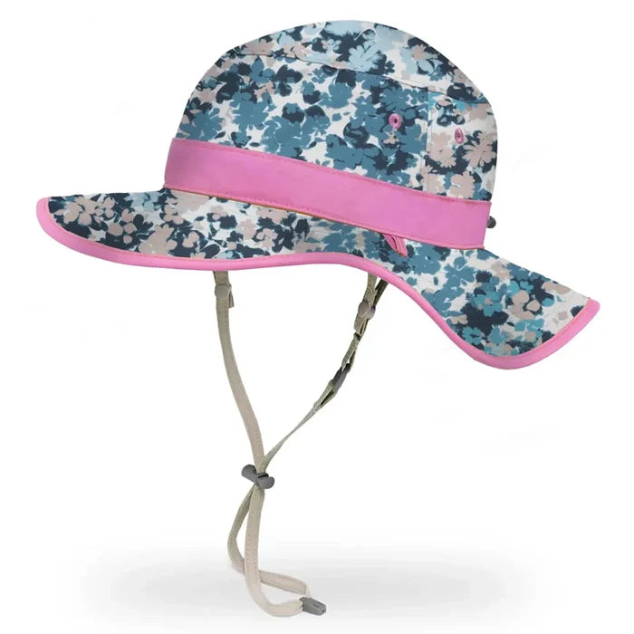 Sunday Afternoons Kids Clear Creek Boonie Hat - Blue Meadow / Cream (Child 3 - 6 years)