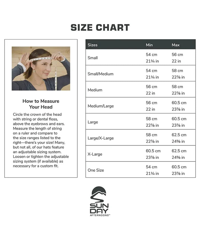 Sunday Afternoons Sun Guide Cap - Quarry (Small / Medium)