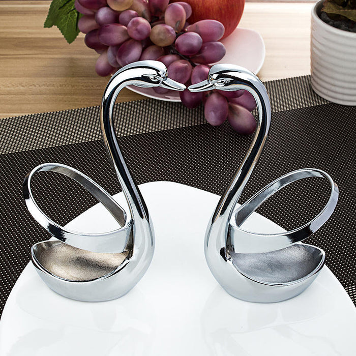 Swan Base Stainless Steel Spoon Set