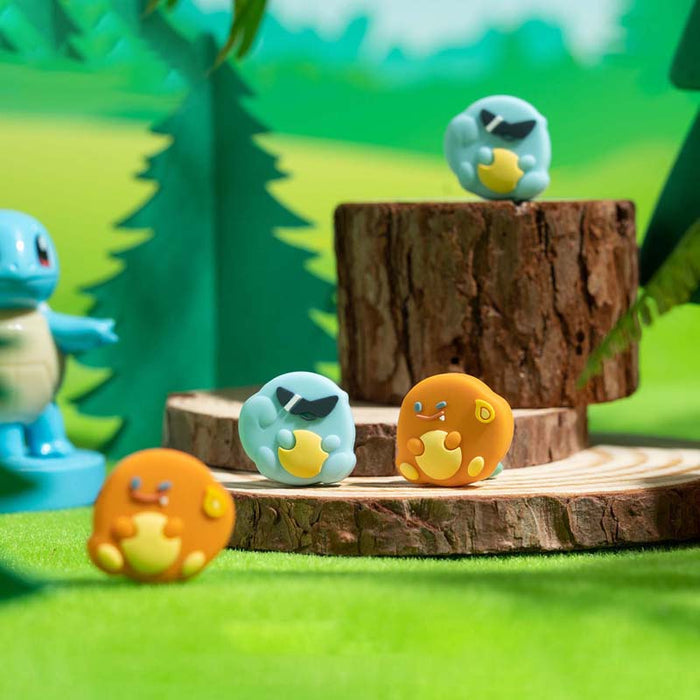 Switch Anime Thumb Grips with Personality: mint green, light blue Pokémon-themed, with visible Squirtle and Snorlax-like char