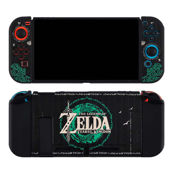 Tears of the Kingdom Switch Accessories: black, teal green The Legend of Zelda: Tears of the Kingdom, video game themed graph