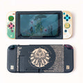 Tears of the Kingdom Switch Case: black, dark gray The Legend of Zelda-themed, fantasy game-themed graphic design style