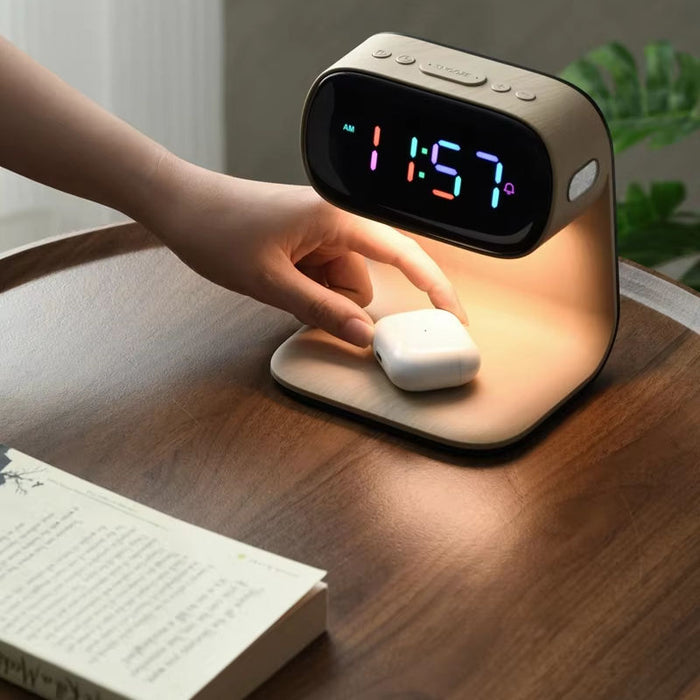 Three-in-One RGB Lamp Charging Clock