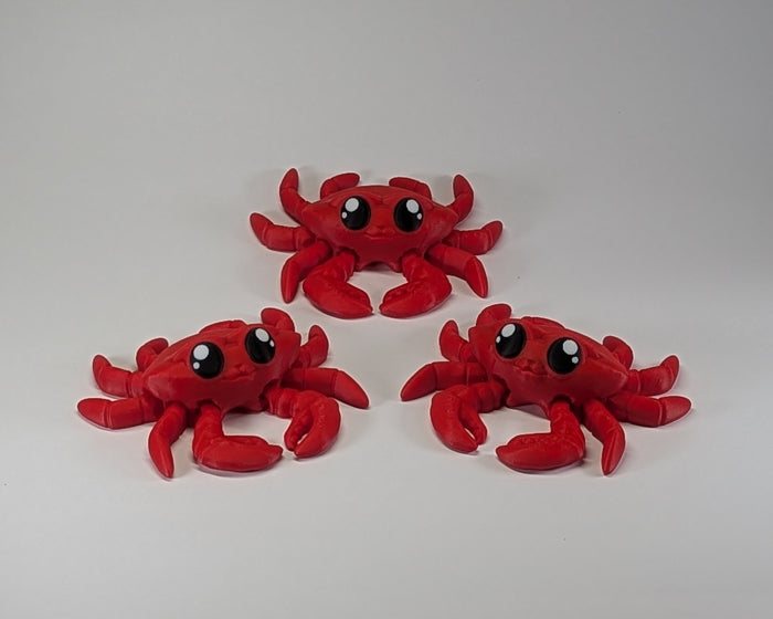 3 Tiny Crabs design by Cinderwing3d
