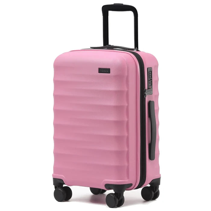 Tosca Interstellar 2.0 - 53 cm 4-Wheel Expandable Carry On Suitcase - Fuchsia
