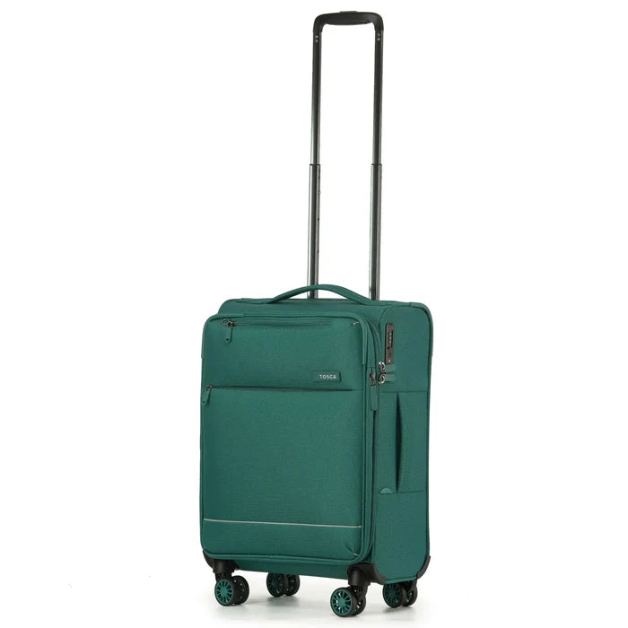 Tosca So Lite - 54 cm 4-Wheel Carry-On Suitcase - Emerald Green