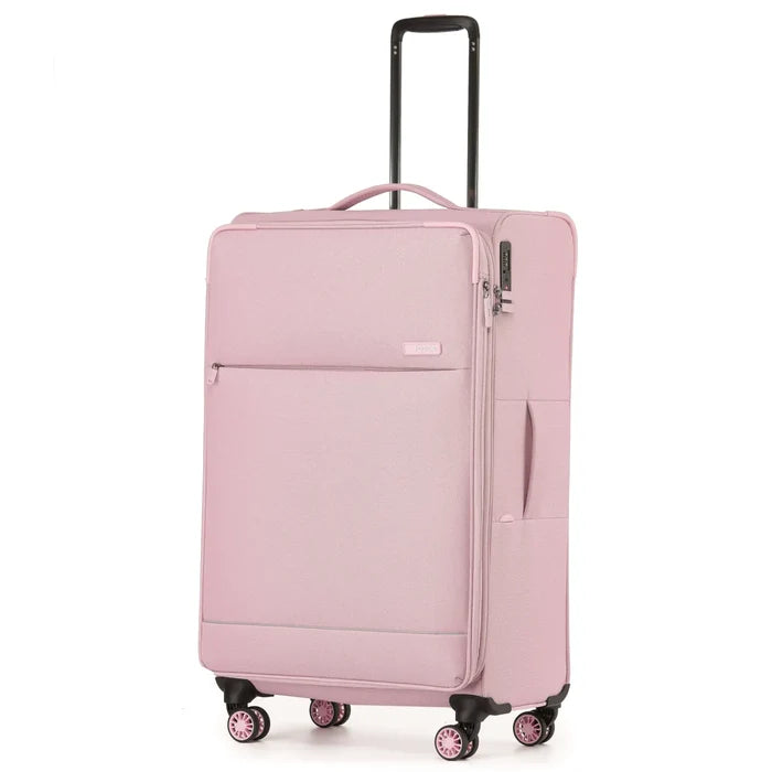 Tosca SO LITE 4-Wheel Expandable Suitcase Set of 3 - Blush (Carry-on Medium and Large)