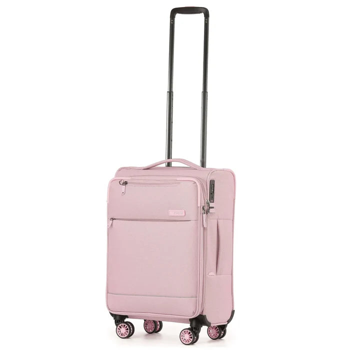 Tosca SO LITE 4-Wheel Expandable Suitcase Set of 3 - Blush (Carry-on Medium and Large)