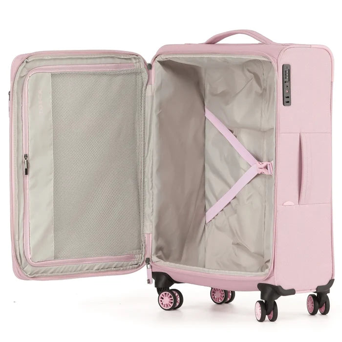 Tosca So Lite 67 cm 4-Wheel Expandable Suitcase - Blush