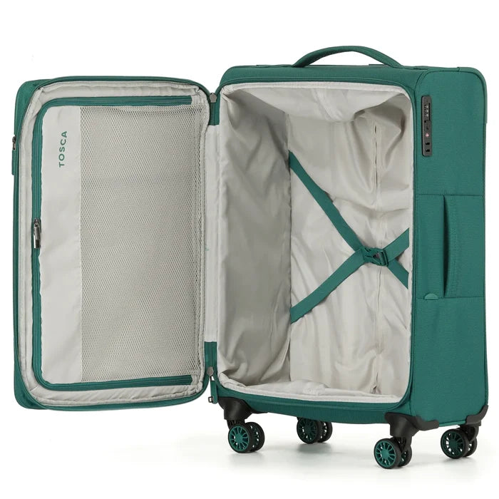 Tosca So Lite 67 cm 4-Wheel Expandable Suitcase - Emerald Green
