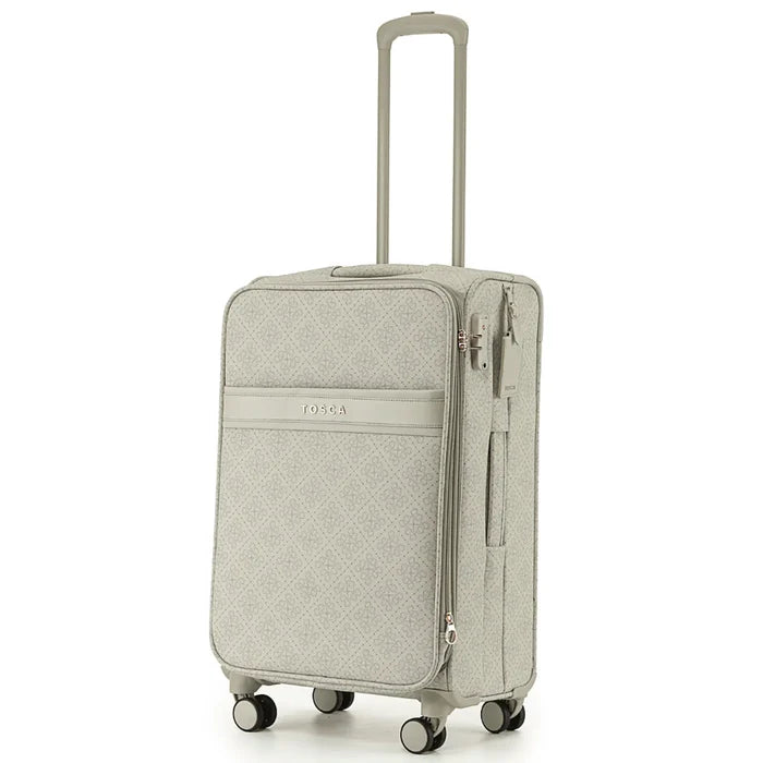 Tosca Willow Suitcase Set of 3 - Vanilla (Carry-on Medium and Large)