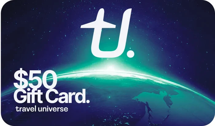 $50 Gift Card Travel Universe