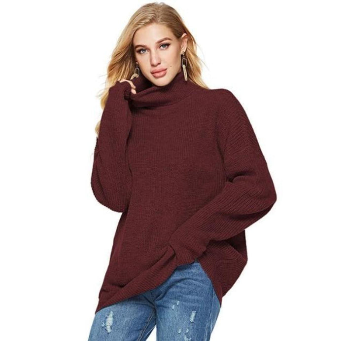 Trendy Women's Turtleneck Pullovers: gray turtleneck sweater, minimal casual style