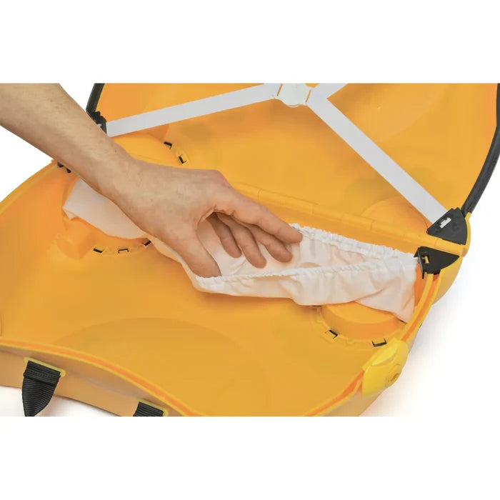 Trunki Glide Ride on Luggage / Kids Carry-on Bag - Doug the Digger