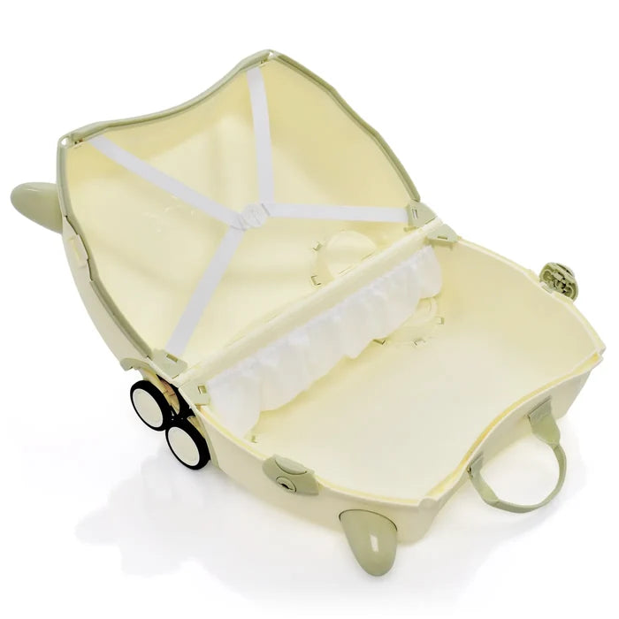 Trunki Glide Ride on Luggage / Kids Carry-on Bag - Solid White