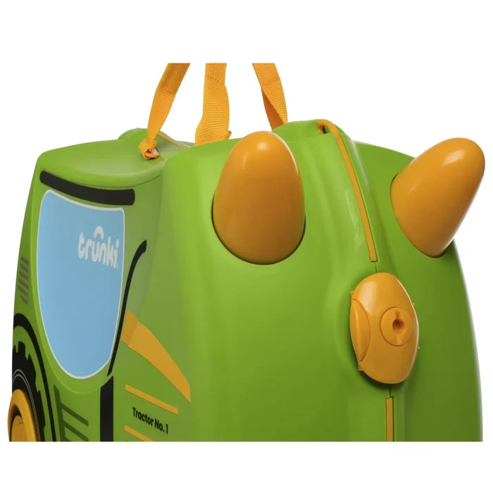 Trunki Glide Ride on Luggage / Kids Carry-on Bag - Tommy the Tractor