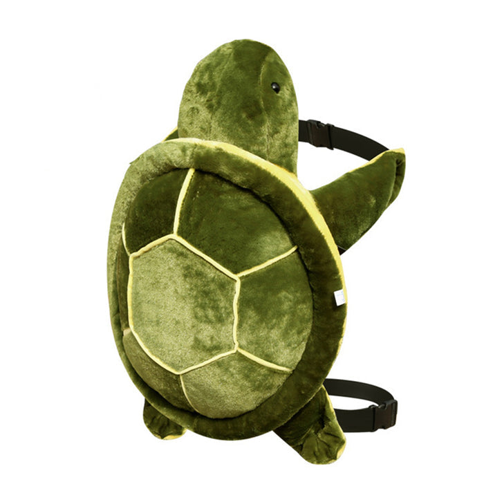 Turtle Snowboard Butt Pads with Knee Pads: olive green, dark green turtle, cartoon style