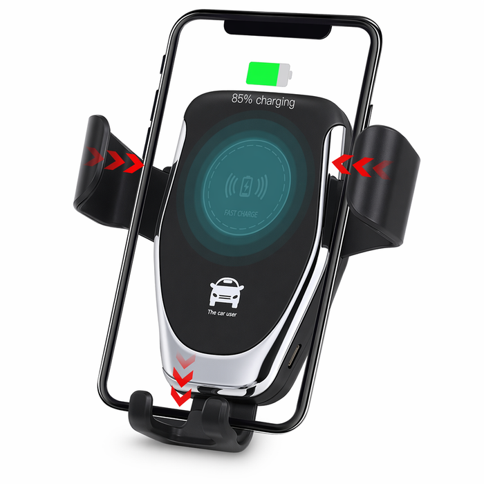 Universal Car Mount Holder with Qi-X Wireless Charging Technology Default