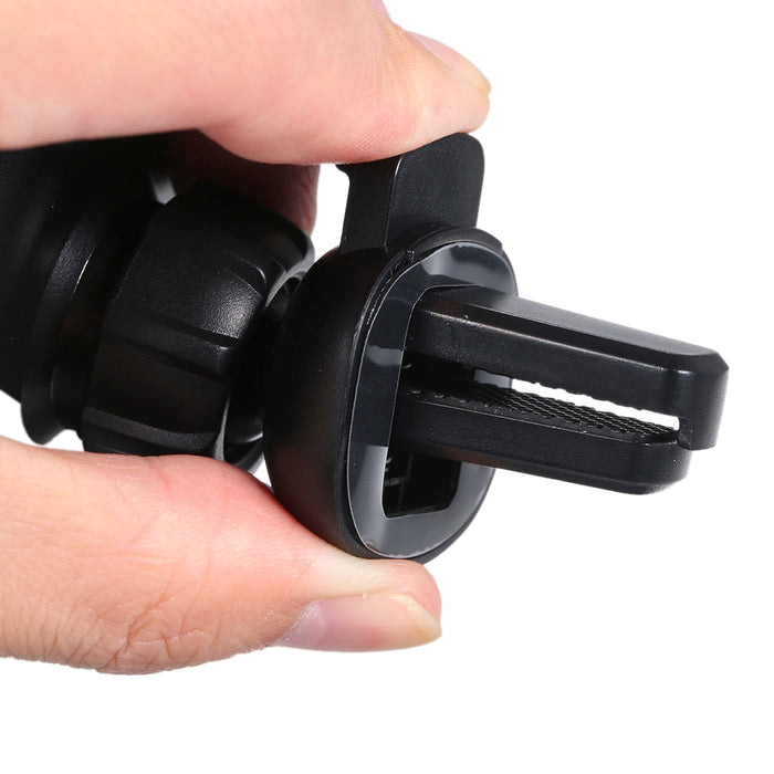 Universal Car Mount Holder with Qi-X Wireless Charging Technology: black, dark gray car air-vent phone holder with wireless c
