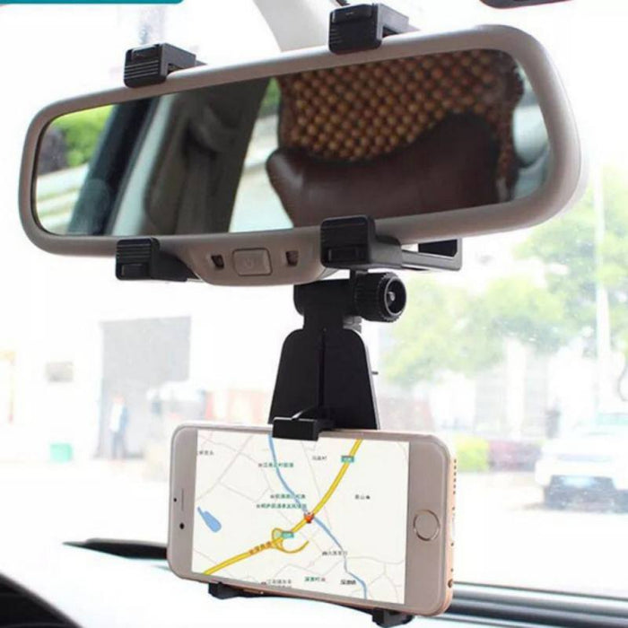 Universal Mobile Phone Stand: A Versatile Solution for Your Smartphone: black, gray car rearview mirror smartphone holder mou