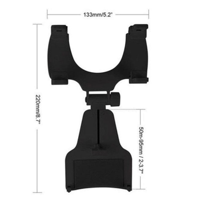 Universal Mobile Phone Stand: A Versatile Solution for Your Smartphone: black, gray car rearview mirror smartphone holder mou