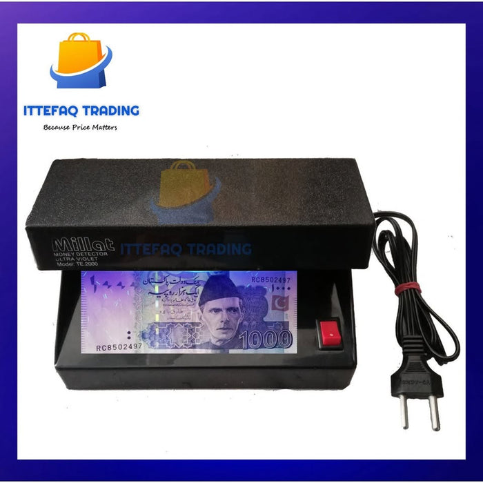 UV 9W fake note checker machine for Pakistani currency detection Pakistan