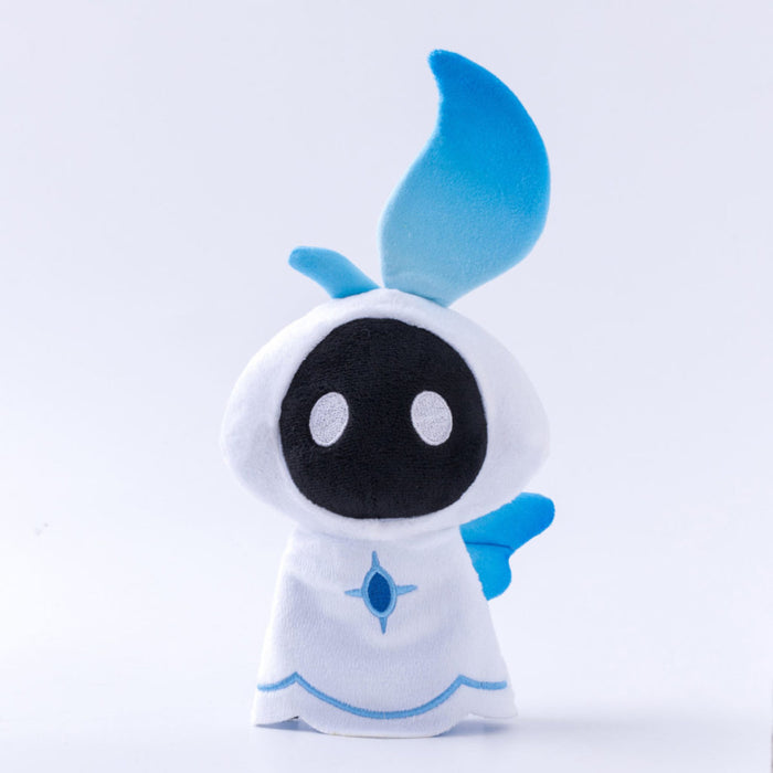 Venti Wisp Genshin Impact Plush Toy: white, black hooded cartoon character, cute cartoon style