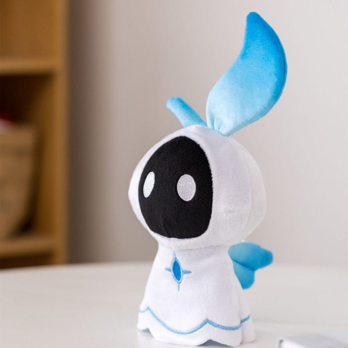 Venti Wisp Genshin Impact Plush Toy: white, black hooded cartoon character, cute cartoon style