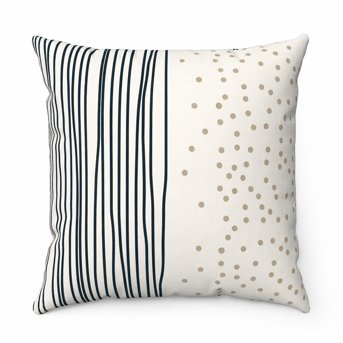 Vertical Black Striped Abstract Pillow for Stylish Home Decor - Available in 4 Sizes Default