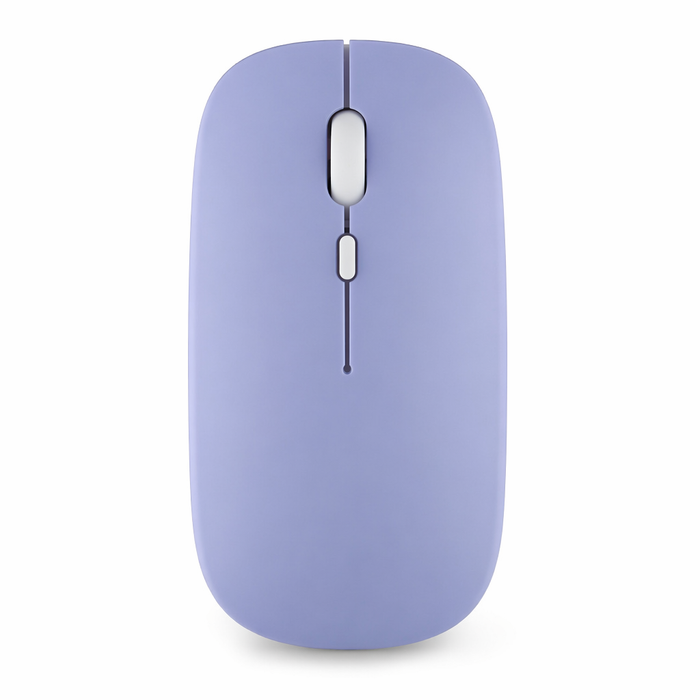 Vibrant Wireless Bluetooth Noiseless Mouse Purple