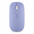 Vibrant Wireless Bluetooth Noiseless Mouse Purple