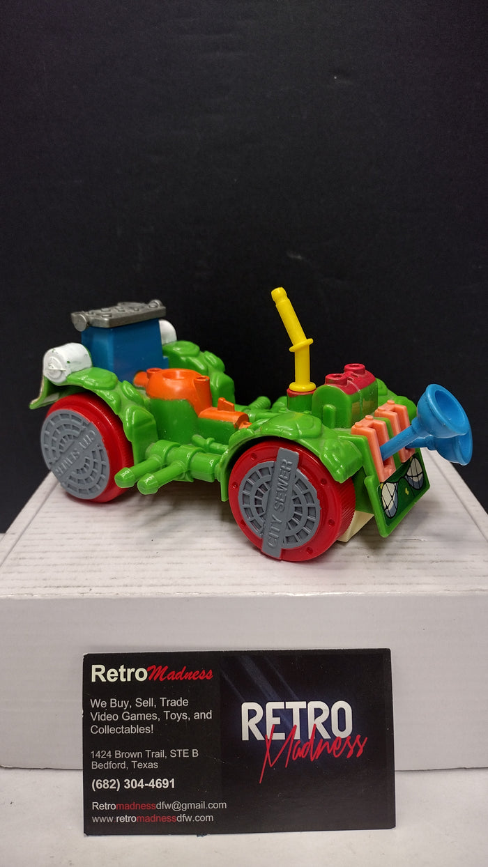 Vintage 1990 Playmates TMNT Sewer City Toilet Taxi (Used Incomplete - Works Great)