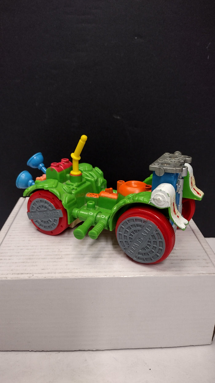 Vintage 1990 Playmates TMNT Sewer City Toilet Taxi (Used Incomplete - Works Great)