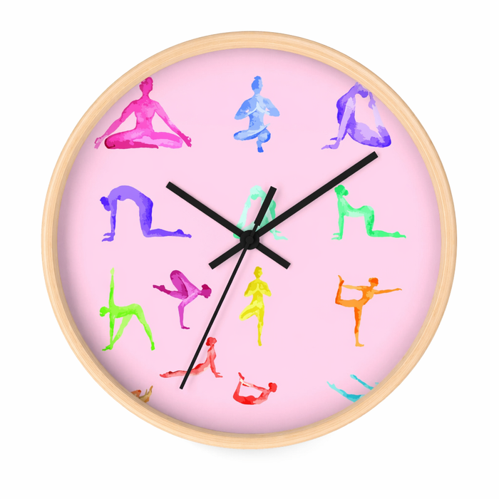 Wall Clock: Yoga Haven Default