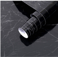 Wallpaper Black Marble Contact Paper Peel and Self Adhesive Stick 60cmx508cm-323