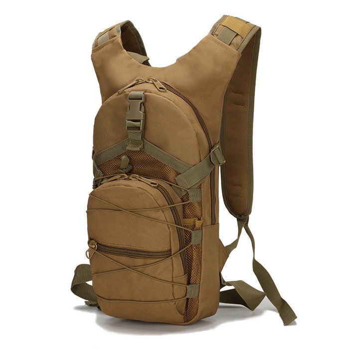 Waterproof Military Backpack for Outdoor Activities: tan, beige backpack, tactical/military style