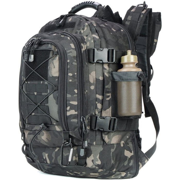 Waterproof Outdoor Backpack with Ample Storage Capacity for Camping: tan, beige backpack, tactical style