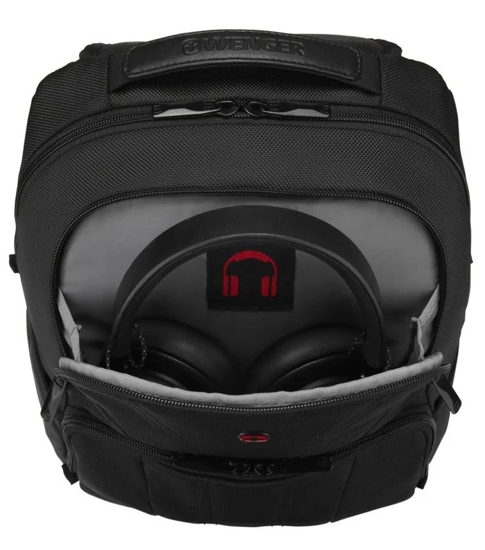 Dedicated headphone pocket